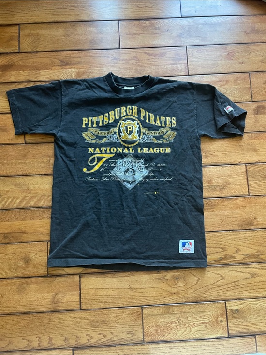 MLB Other - Vintage Pittsburgh Pirates Black Graphic Tee - Official MLB Design